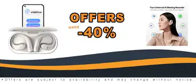 OpenNote AI Voice Recorder Earbuds - Gray