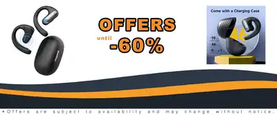 Pro Open Ear Headphones - Bluetooth 5.2 Wireless Earbuds 46 Hours Playtime